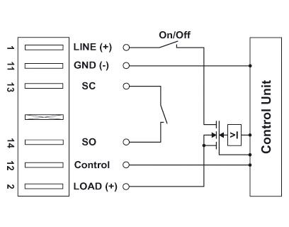 Электронный защитный выключатель-ECP-E2-10A