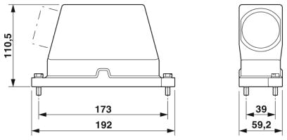 Housing-HC-HPR-B24-HHWH-1STM40-EM-BK