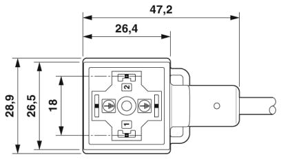 Кабель для датчика / исполнительного элемента-SAC-3P-3,0-PUR/A-1L-R-ES 4A