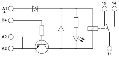 Комбинированное реле-EMG 22-REL/KSR-G 24/TRN12