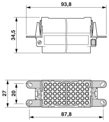 Модуль для контактов-VC-D4-ST65-PE