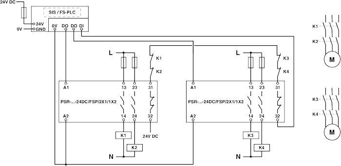 Реле сопряжения-PSR-SPP-24DC/FSP/2X1/1X2