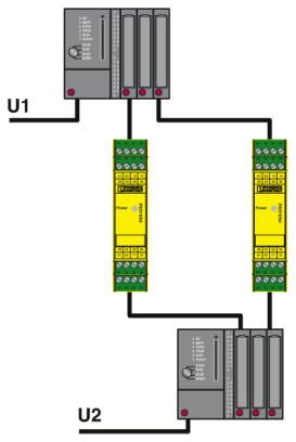 Реле сопряжения-PSR-SPP-24UC/URM/5X1/1X2