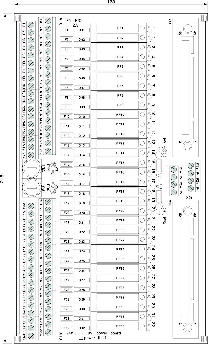 Активный модуль-UM-2KS50/32R/SI/J/DO24V/YCS