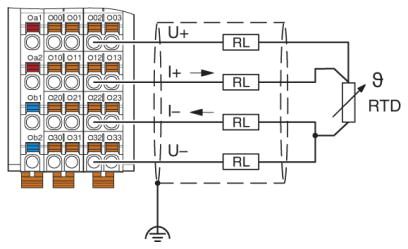 Модуль ввода-вывода-AXL F RTD4 1H