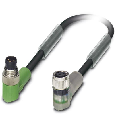 Кабель для датчика / исполнительного элемента-SAC-3P-M 8MR/0,6-PVC/M 8FR-2L