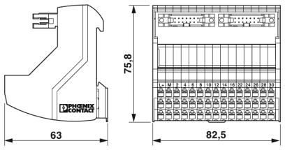 Пассивный модуль-VIP-3/PT/2FLK14/AN/2P/S7-1500B