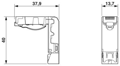 Штекерный соединитель RJ45-CUC-IND-C1ZNI-B/R4IP8