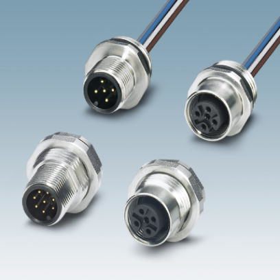 Встраиваемые разъемы-SACC-E-M12FS-4CON-PG 9/0,5 VA