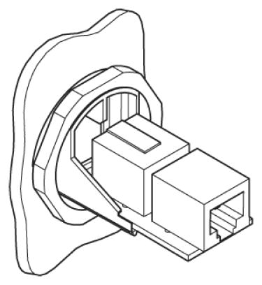 Комплект монтажной рамы-VS-PPC-F1-RJ45-MNNA-1R-FJJ