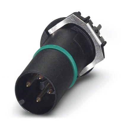 Встраиваемые разъемы-SACC-CI-M12MS-4CON-L180 THR SH