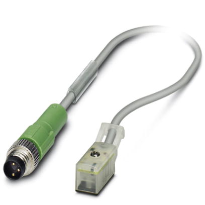 Кабель для датчика / исполнительного элемента-SAC-3P-M 8MS/ 0,6-PUR/KMYZ9