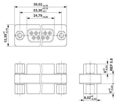 Адаптер (Переходник) D-SUB-VS-15-GC-BU/BU