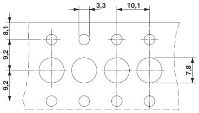 Проходная клемма-HDFKV 10-TWIN-HV