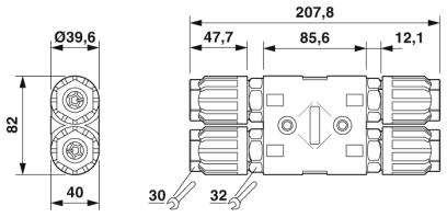 H-разветвитель-QPD H 4PE6,0 4X12-20 BK