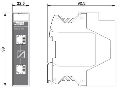 Разделитель сетей-FL ISOLATOR 100-RJ/RJ
