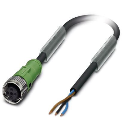 Кабель для датчика / исполнительного элемента-SAC-3P-1,5-PUR/FS SCO