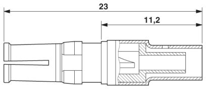 Коаксиальный контакт D-SUB-VS-ST-KX-50-RG174