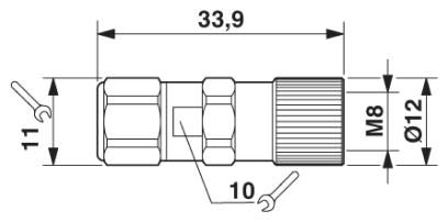 Разъем-SACC-M 8FS-4PCON