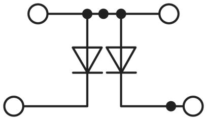 Клеммный блок-STTB 2,5-2DIO/O-UL/O-UR
