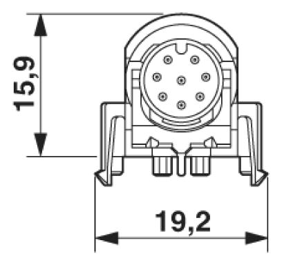 Встраиваемые разъемы-SACC-DSIV-MS-8CON-L90 SH SCO