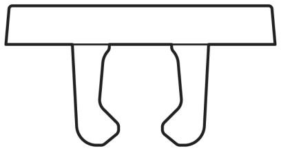 Фиксируемые таблички-UCT-EM (17X8) CUS