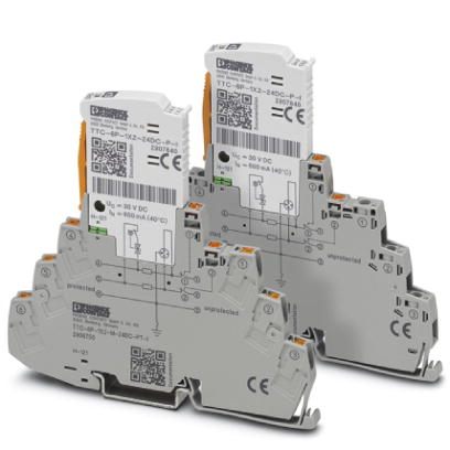 Устройство защиты от перенапряжений-TTC-6P-1X2-M-24DC-PT-I