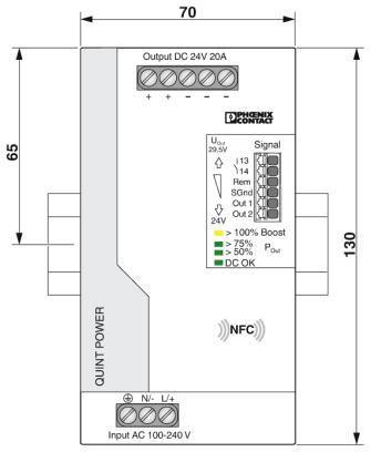 Источники питания-QUINT4-PS/1AC/24DC/20