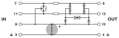 Штекерный модуль для защиты от перенапр-й-PT 3-HF-12DC-ST