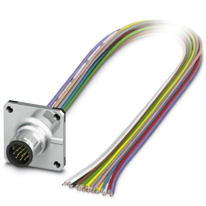 Встраиваемые разъемы-SACC-SQ-M12MS-17CON-20/0,5
