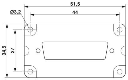 Соединительная плата-HC-B 6-ADP/1 DSUB 15