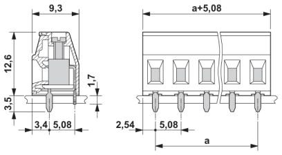 Leiterplatten-Anschlussklemme-EMKDS 1,5/ 4-5,08