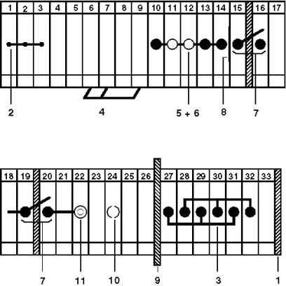 Проходные клеммы-UK 4-FSR(2-2,8-0,8)
