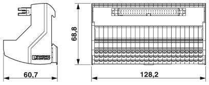 Пассивный модуль-VIP-3/SC/FLK50/AN/2P/S7-1500