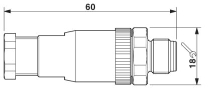 Разъем-SACC-M12MS-4CON-PG 7-VA