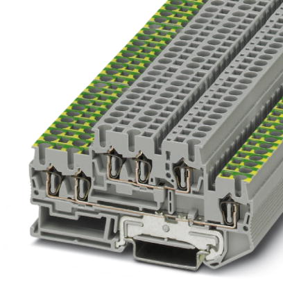 Проходные клеммы-STTB 2,5-TWIN-PE/L