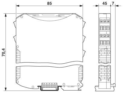 Корпус для электроники-ME MAX 45 SF G 2-2 KMGY