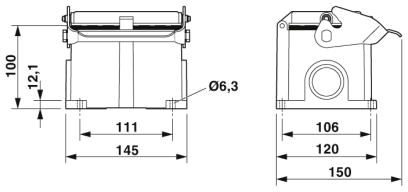 Корпус-HC-B 48-SMLD-100/M1PG29