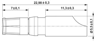 Модуль для контактов-VS-BU-LK-3,6/22,8/4,6