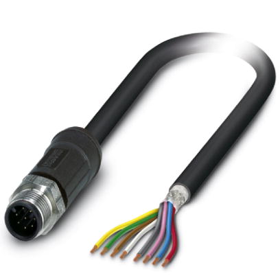 Кабель для датчика / исполнительного элемента-SAC-8P-M12MS/10,0-28X SH OD