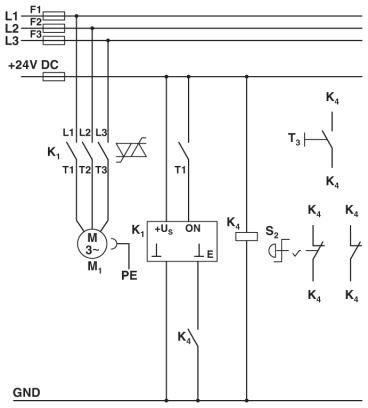 Гибридный пускатель-ELR H3-IES-PT-24DC/500AC-0,6