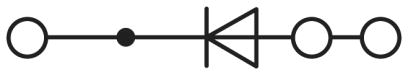 Клеммный блок-ST 2,5-TWIN-DIO/R-L RD