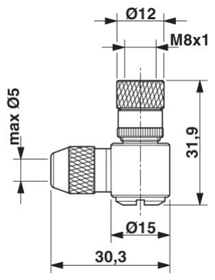 Разъем-SACC-M 8FR-3CON-SH