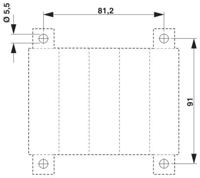 Клемма для высокого тока-UKH 70-3L/N/FE-F