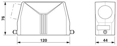 Корпус-HC-STA-B24-HHFS-1STM40-EL-AL
