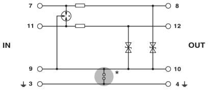 Штекерный модуль для защиты от перенапр-й-PT 2X1-5DC-ST