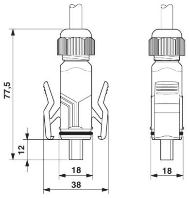 Патч-кабель-VS-04-2X2X26C7/7-67B/SDA/2,0