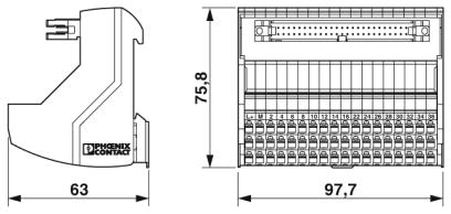 Пассивный модуль-VIP-3/PT/FLK50/AN/S7-1500