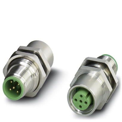 Проходная деталь-SACC-5P-DSI-M12MS/FS-M16