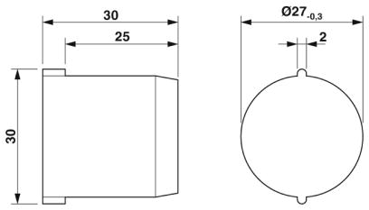 Заглушки-SEALING PLUG 28X30 RD